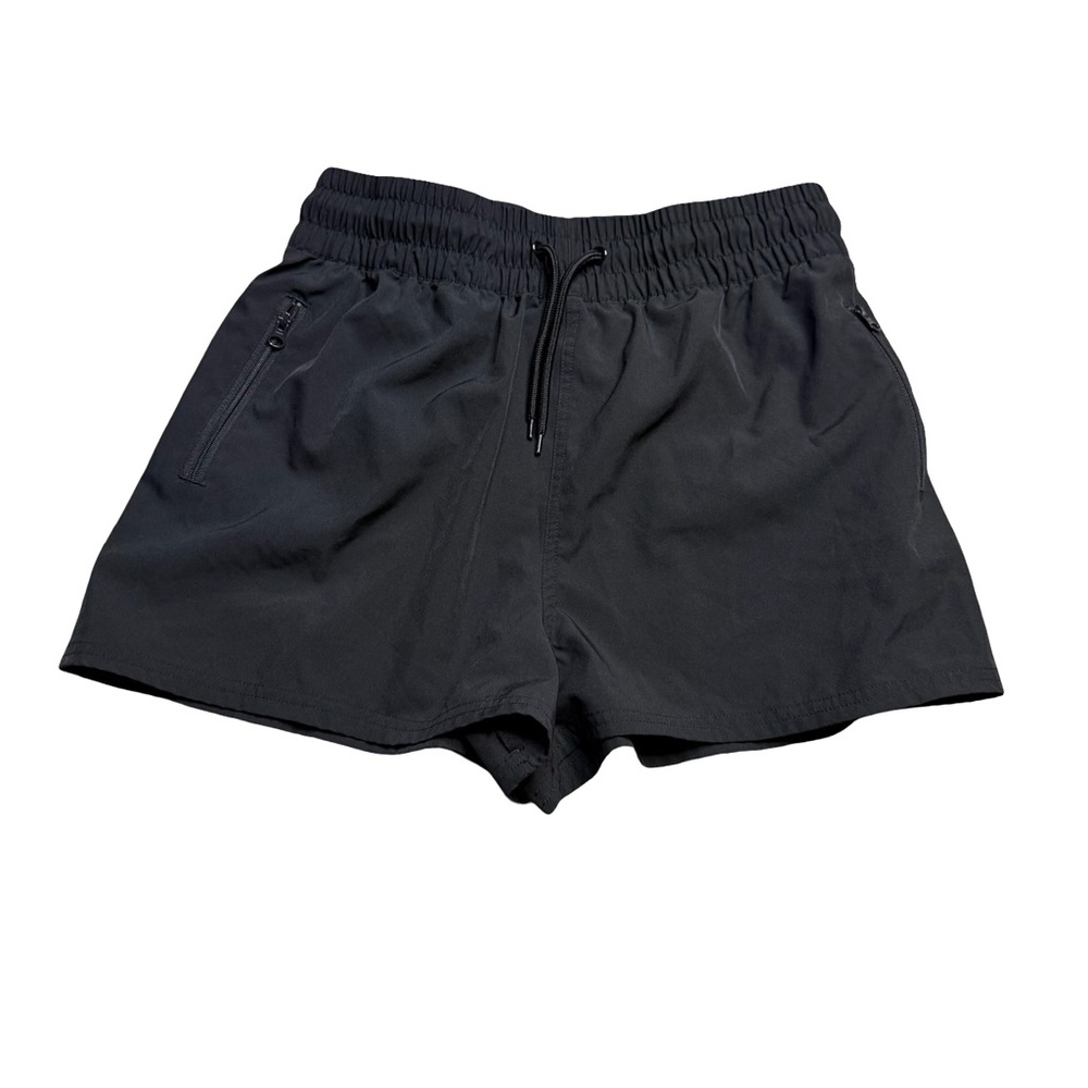 ✨🏖️ Ocean Pacific Black Athletic Drawstring Ultra-Stretch Shorts Women’s M 🏖️✨